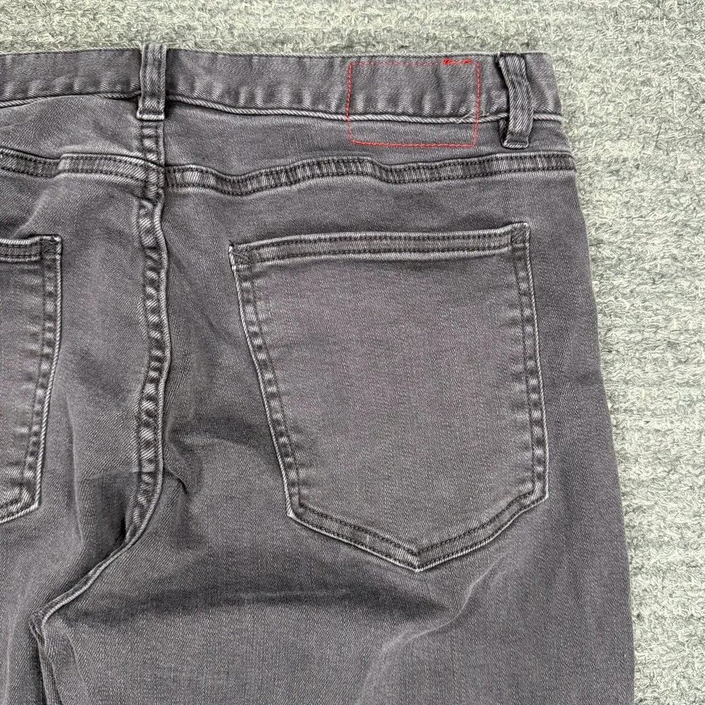 Marine Layer Pants Mens 34x32 5 Pocket Slim Straight Twill Casual Dark Gray
